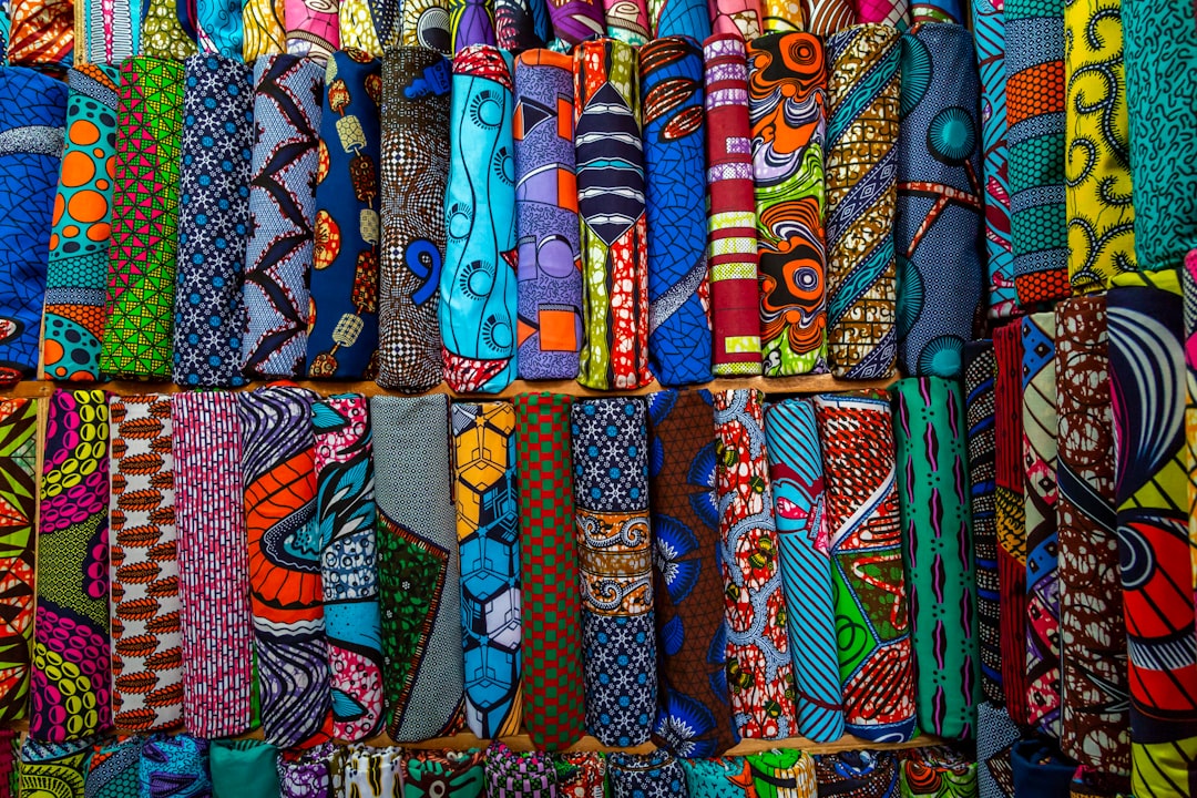 assorted-color textiles