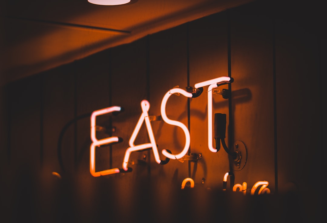 white love neon light signage